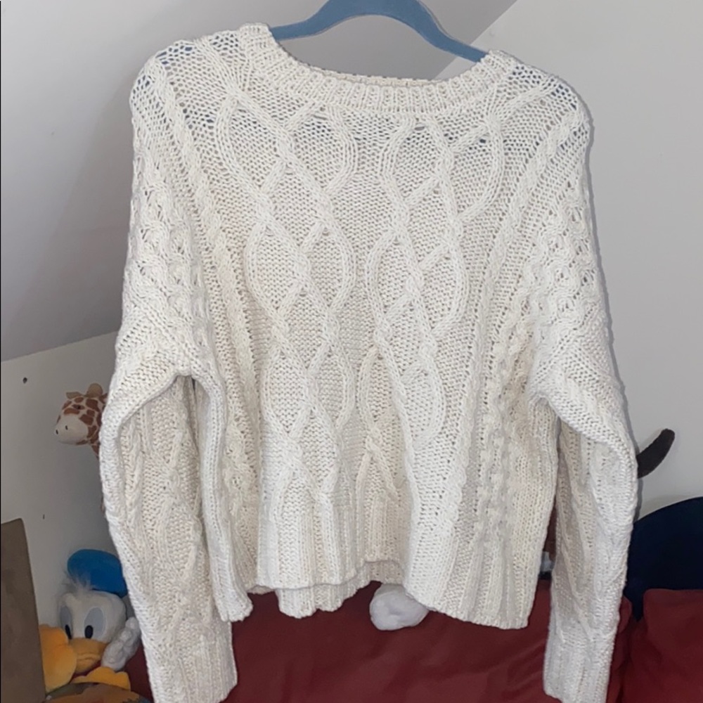 White sweater